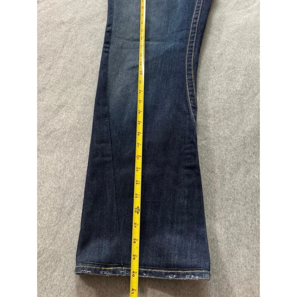 True Religion Joey Jeans Mens Blue Bootcut Dark Wash Denim Size‎ 38